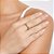 ANEL SKINNY FOLHEADO A OURO ARO CORRENTE ROMMANEL 513028 - Imagem 4