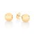 BRINCO BOLA LISA FOLHEADO A OURO. MED 13MM ROMMANEL 526741 - Imagem 1