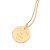 PINGENTE MEDALHA FOLHEADO A OURO LIVRAI-ME DE TODO MAL. MED 2,6CM ROMMANEL 542456 - Imagem 2