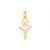 PINGENTE INFANTIL FOLHEADO A OURO BAILARINA. MED 2,1CM ROMMANEL 540434 - Imagem 1