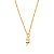 PINGENTE FLOR TULIPA FOLHEADO A OURO COM APLIQUE DE RESINA. MED 1,80CM ROMMANEL 542261 - Imagem 2