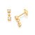 BRINCO INFANTIL FOLHEADO A OURO COM CRISTAIS COLORIDOS. MED 0,9MM ROMMANEL 520248 - Imagem 5