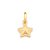 PINGENTE INFANTIL FOLHEADO A OURO ESTRELA ROMMANEL 542309 - Imagem 1