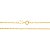CORRENTE FOLHEADO A OURO FIOS NAVETES. MED 50CM ROMMANEL 531298 - Imagem 2