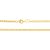 CORRENTE FOLHEADO A OURO FIO DIAMANTADO. MED 50CM ROMMANEL 530613 - Imagem 2
