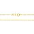 CORRENTE FOLHEADO A OURO ELO ALTERNADO. MED 50CM ROMMANEL 530071 - Imagem 2