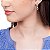 BRINCO NAVETE FOLHEADO A OURO COM CRISTAIS. MED 2,5CM ROMMANEL 523359 - Imagem 2