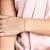 PULSEIRA FOLHEADO A OURO FIO CINGAPURA COM BOLAS. MED 19CM ROMMANEL 551370 - Imagem 4