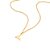 GARGANTILHA FOLHEADO A OURO RABO DE SEREIA. MED 45CM ROMMANEL 532064 - Imagem 1