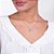 GARGANTILHA FOLHEADA A OURO COM CRISTAL RETANGULAR COLORIDO. MED 50CM ROMMANEL 531733 - Imagem 3