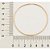 ARGOLA FOLHEADO A OURO ARO TRABALHADO. MED 6CM ROMMANEL 526764 - Imagem 3