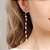 ARGOLA FOLHEADO A OURO COM CRISTAIS. MED 10,2CM ROMMANEL 526784 - Imagem 4