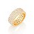 ANEL FOLHEADO A OURO COM ZIRCÔNIAS ROMMANEL 511467 - Imagem 1