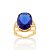 ANEL FOLHEADO A OURO COM ZIRCÔNIA E CRISTAL COLORIDO ROMMANEL 512950 - Imagem 4