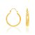 ARGOLA LARGA FOLHEADO A OURO. MED 2CM ROMMANEL 520284 - Imagem 2