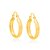 ARGOLA LARGA FOLHEADO A OURO. MED 2CM ROMMANEL 520284 - Imagem 1
