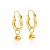ARGOLA FOLHEADO A OURO COM BERLOQUE. MED 2,6CM ROMMANEL 520500 - Imagem 1
