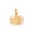 PINGENTE FOLHEADO A OURO FORMATO OVAL TORTO. MED 1,1CM ROMMANEL 540416 - Imagem 1
