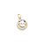 PINGENTE FOLHEADO A OURO COM CRISTAL COLORIDO. MED 1,7CM ROMMANEL 541671 - Imagem 3