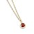 PINGENTE FOLHEADO A OURO COM CRISTAL COLORIDO. MED 1,7CM ROMMANEL 541671 - Imagem 2