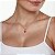 PINGENTE FOLHEADO A OURO COM CRISTAL COLORIDO. MED 1,5CM ROMMANEL 541672 - Imagem 4