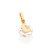 PINGENTE FOLHEADO A OURO COM CRISTAL COLORIDO. MED 1,5CM ROMMANEL 541672 - Imagem 6