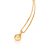 PINGENTE FOLHEADO A OURO COM CRISTAIS. MED 12MM ROMMANEL 541839 - Imagem 2