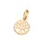 PINGENTE FOLHEADO A OURO ÁRVORE DA VIDA. MED 1,1CM ROMMANEL 541880 - Imagem 1