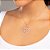 PINGENTE FOLHEADO A OURO MANDALA SOLAR. MED 4,70CM ROMMANEL 542254 - Imagem 4