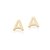 BRINCO FOLHEADO A OURO LETRAS. MED 0,50CM ROMMANEL 526306 - Imagem 4