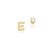 BRINCO FOLHEADO A OURO LETRA COM ZIRCÔNIA. MED 0,70MM ROMMANEL 525874 - Imagem 7