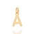 PINGENTE FOLHEADO A OURO LETRAS. MED 1,50CM ROMMANEL 542030 - Imagem 1