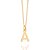 PINGENTE FOLHEADO A OURO LETRAS. MED 1,50CM ROMMANEL 542030 - Imagem 2