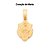 PINGENTE FOLHEADO A OURO DIVERSOS SANTOS. MED 1,7CM ROMMANEL 540511 - Imagem 12