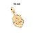 PINGENTE FOLHEADO A OURO DIVERSOS SANTOS. MED 1,7CM ROMMANEL 540511 - Imagem 6