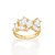 ANEL FOLHEADO A OURO COM ZIRCÔNIAS ROMMANEL 512956 - Imagem 1