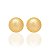 BRINCO FOLHEADO A OURO BOLA FOSCA. MED 8MM ROMMANEL 520480 - Imagem 2