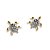 BRINCO FOLHEADO A OURO FORMATO TARTARUGA. MED 0,8MM ROMMANEL 520163 - Imagem 1
