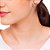 BRINCO FOLHEADO A OURO FORMATO OITO COM APLICAÇÃO DE RHODIUM. MED 1,5CM ROMMANEL 520774 - Imagem 3