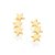 BRINCO FOLHEADO A OURO COM ESTRELAS. MED 1,1CM ROMMANEL 522270 - Imagem 1