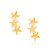 BRINCO FOLHEADO A OURO COM ESTRELAS. MED 1,1CM ROMMANEL 522270 - Imagem 2