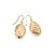 BRINCO FOLHEADO A OURO OVAL DIAMANTADO. MED 2,4CM ROMMANEL 523987 - Imagem 1