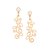 BRINCO FOLHEADO A OURO GALHOS COM CRISTAIS. MED 5,2CM ROMMANEL 524072 - Imagem 1