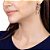 BRINCO FOLHEADO A OURO BORBOLETA COM CRISTAL. MED 3,2CM ROMMANEL 524096 - Imagem 2