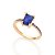 ANEL DE FORMATURA FOLHEADO A OURO COM ZIRCÔNIAS E CRISTAL COLORIDO ROMMANEL 512694 - Imagem 5