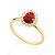 ANEL FOLHEADO A OURO COM ZIRCÔNIAS E CRISTAL ROMMANEL 511924 - Imagem 1