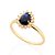 ANEL FOLHEADO A OURO COM ZIRCÔNIAS E CRISTAL ROMMANEL 511924 - Imagem 4
