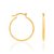 ARGOLA FOLHEADO A OURO ARO TRABALHADO. MED 2CM ROMMANEL 522908 - Imagem 2