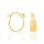 ARGOLA FOLHEADO A OURO COM TRABALHOS EM RISCOS. MED 1,1CM ROMMANEL 524032 - Imagem 2
