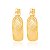 ARGOLA ARO TRABALHADO FOLHEADO A OURO. MED 1,4CM ROMMANEL 524033 - Imagem 2